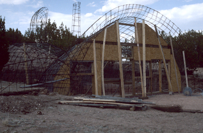 Almost ready for stucco netting and burlap.
