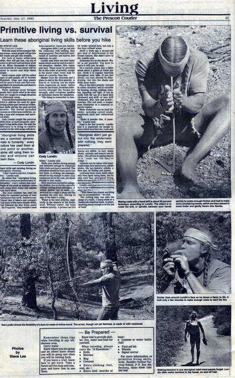 1990 <em>Daily Courier</em> article.
