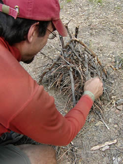 Preparing for a fire
