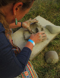 primitive pottery